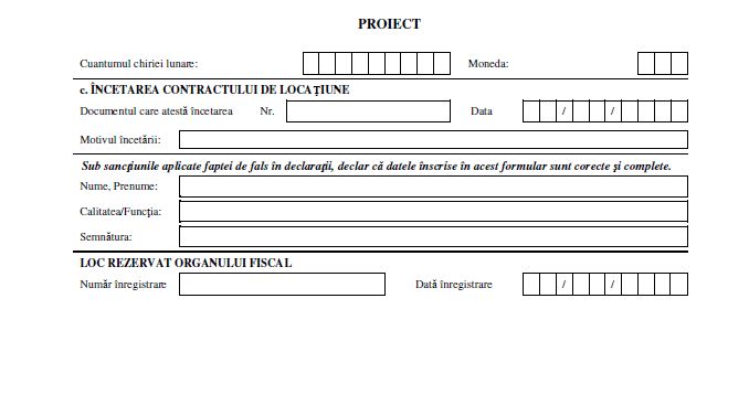 Contract De Inchiriere Locuinta: Procedura De Inregistrare La ANAF In ...